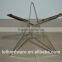 stainless steel base glass coffee table