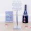 New arrival The cube shaped crystal candlestick metal plated candle holder stand for home decor