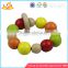 Wholesale interesting sound toy wooden doll rattle lovely kids wooden doll rattle toy W08K014