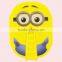 Minions Kids Plastic Sublimation Lunch Box With Lock