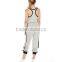 New Fashion Design Jumpsuit Clothes Wholesale Casual Plain Dyed Sports Active Sleeveless Bottoms Jumpsuit For Women Girls