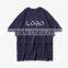 Wholesale sports zip front high quality 100% cotton reflective t-shirt custom