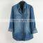 GZY cotton jeans long shirt jeans jacket sewing machine price jeans factory china2017