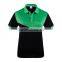 Embroidery two-tone polo shirt, t shirt manufacturers