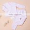 2017 Spring white cotton high quality baby sleepwear kids underwear