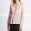 fashion design breathable chiffon 2016 lady blouse