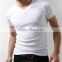100% combed cotton slim fit black t-shirt for men