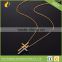 New Style Double color Men's Stainless Steel Cross pendant Necklace