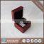 wooden ring box rosewood jewelry box with a glass tile for sublimation