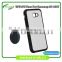 2d sublimation heat transfer PC +TPU silicon blank cell phone case with metal sheet for Prosub-Samsung A7-2017