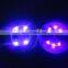 Novelty Gift Special Custom bottle sticker led UV Black Light Bar Drink Coasters
