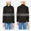 Latest arrival Casual Cotton Blouse Black Women shirts With Long Sleeves