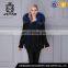 Winter fashion genuine womens raccoon fur blue parka jackets