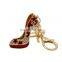 red high heel handbag keyring for girl