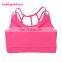 Low Price Custom Logo Red Women Cross Back Sports Fitness Bra