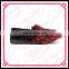 Aidocrystal Red Deep Gray Khaki Women Shoes Fox Fur Simple Matt Soft Leather Faux Fur Solid Women Flats Shoe