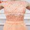 Real pic Coral Color Bridesmaid Dresses 2016 A-line Chiffon Long Cheap Bridesmaid Dress vestido de festa curto