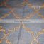 Vishal Handicraft-74x50" Grey & Golden Kangri handmade cotton Carpet/Indian Floor Throw Cotton Carpet