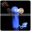 christmas ornaments usb fan led, programmable message fan, led mini fan for promotional gift