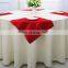 fancy hotel wedding ruffled table cloths for banquet conference promotion with logo