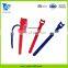 Reusable back to back hook and loop cinch straps