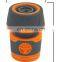 Plastic 6-point garden hose fast water-filled plastic connector