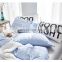 i@home New style bedding linen 100% cotton modern bed sets linen sheets duvet cover with zebra delicate pattern for living room