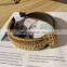 Dhl Ship Fabric straw braided diamond pearl rice beads knotted twisted rhinestone hair hoop