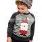 autumn and winter models Santa Claus embroidery children's baby sweater long-sleeved sweater Christmas suit 2-7 years old