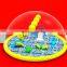 Clear PVC Giant air mouse indoor theme park playground equipment,portable bubble animal theme huge fun park sale