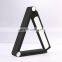 Mesun unique modern triangle wireless charging decorate foldable led table lamp with 2 usb ports