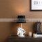Nordic modern design horse statue resin base custom table lamp for home decor