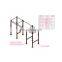 2016 china factory gym equipment fitness Enclosed insurance two units/sport equipment