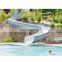 Outdoor Attractive Water Amusement Equipment Climbing Stainless Steel Swimming Pool Slide