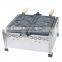 Baking Machine 3 Pieces Gas Japanese Taiyaki Maker Commercial Grill Fish Waffle Maker