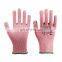 Salt and Pepper High Performance Cut Resistant Gloves with Polyurethane Palm Dipping