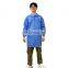Medical laboratory experiment sterile waterproof Anti static Disposable isolation pp hazmat Protection lab coat Suit