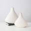 Simple Shell Soft Hand Made Ceramic Vase Decoration Art For Showroom Hotel Reception