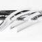 Chrome door visor side window deflector shade sun rain shield silver strips guard for Toyota Hilux vogo