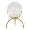 Crystal corner table home livingroom lighting ball art display wedding table centrepiece