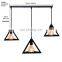 Retro Black Hanging Lighting E27 Iron Industrial Vintage Pendant Lamp