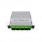 fibra optica cable box fiber optic PLC Splitter 8 core LGX box sc apc mini blockles