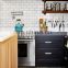 Free design kitchen furniture shaker Style kitchen cabinets with breakfast bar