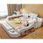 Modern leather bed 1.8 m double massage bed intelligent multifunctional bed
