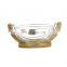 Bamboo Vegetable Fruit Basket Rack Stand Holder Bowl for Kitchen Counters,Home Storage Basket Display Tray