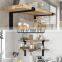 Heavy Duty Floating Shelf Brackets Support Wall Mounted Brackets Matt Black Decorative Shelves