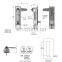 MS712D-1 Push Botton Optical Cabinet / Electric  Smart Digital Cabinet Electronic Locks ID, IC card unlock