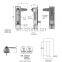 MS712D-1 Push Botton Optical Cabinet / Electric  Smart Digital Cabinet Electronic Locks ID, IC card unlock