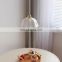 Medieval Brass Pendant Lamp Japanese White Porcelain Led Chandelier For Bar Restaurant Bedside LED Hanging Light