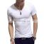 Wholesale Men Sports Gym Fitness Quick Drying Tight Fitting T Shirt Tee Slim Fit Compression Shirt